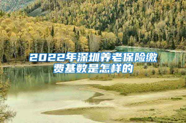 2022年深圳養(yǎng)老保險(xiǎn)繳費(fèi)基數(shù)是怎樣的