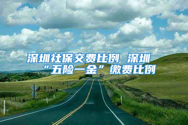 深圳社保交費(fèi)比例 深圳“五險(xiǎn)一金”繳費(fèi)比例