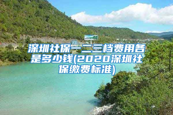 深圳社保一二三檔費(fèi)用各是多少錢(2020深圳社保繳費(fèi)標(biāo)準(zhǔn))