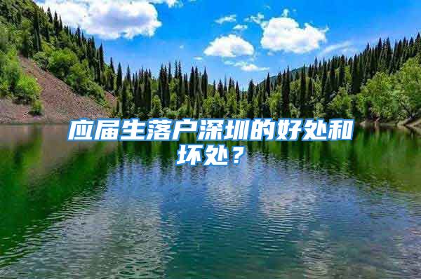 應(yīng)屆生落戶深圳的好處和壞處？