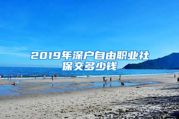 2019年深戶(hù)自由職業(yè)社保交多少錢(qián)