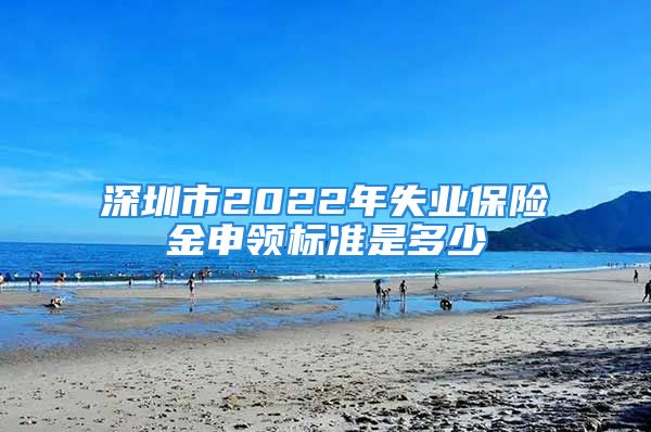 深圳市2022年失業(yè)保險金申領(lǐng)標準是多少