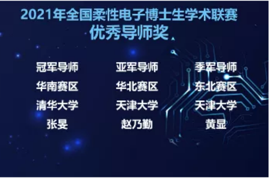 深圳國際研究生院師生獲“2021年全國柔性電子博士生學(xué)術(shù)聯(lián)賽”冠軍