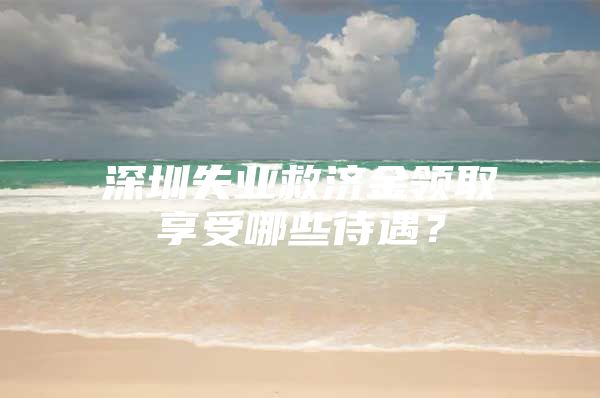 深圳失業(yè)救濟(jì)金領(lǐng)取享受哪些待遇？