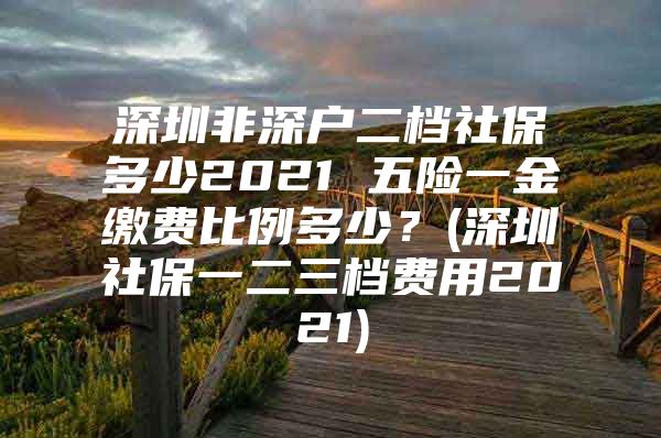 深圳非深戶二檔社保多少2021 五險一金繳費比例多少？(深圳社保一二三檔費用2021)