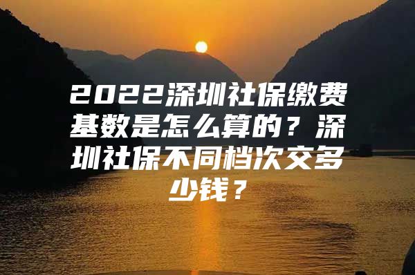 2022深圳社保繳費(fèi)基數(shù)是怎么算的？深圳社保不同檔次交多少錢？