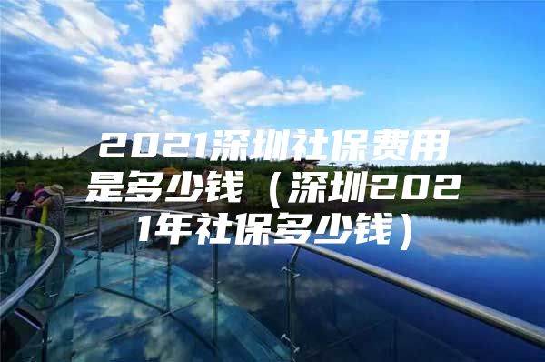 2021深圳社保費(fèi)用是多少錢(qián)（深圳2021年社保多少錢(qián)）